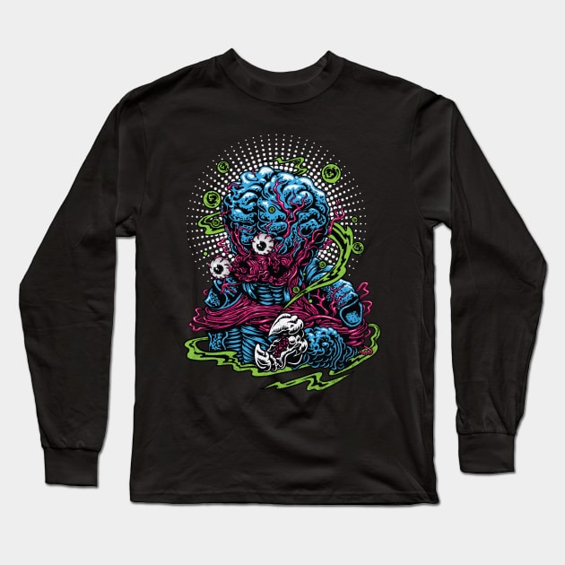 METALUNA Long Sleeve T-Shirt by THE HORROR SHOP